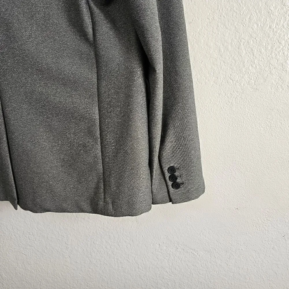 Kenneth Cole Blazer Jacket Sport Coat Men's S Heather Grey Two Button Dresswear